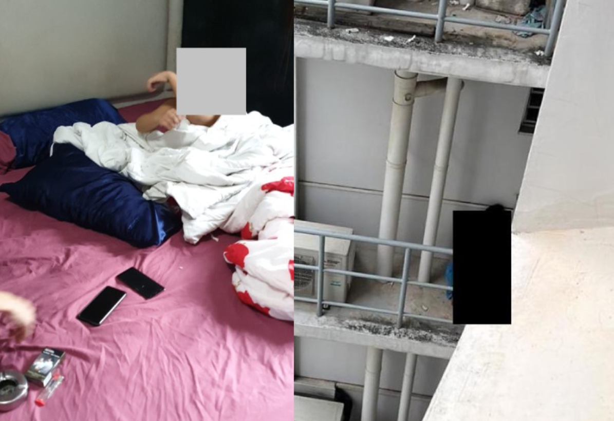 Pregnant woman drug abuse